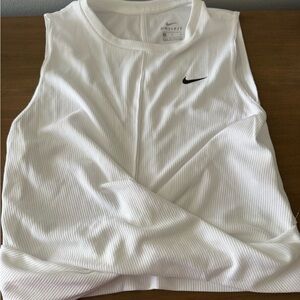 Nike Women's White Dri-FIT Tank Top